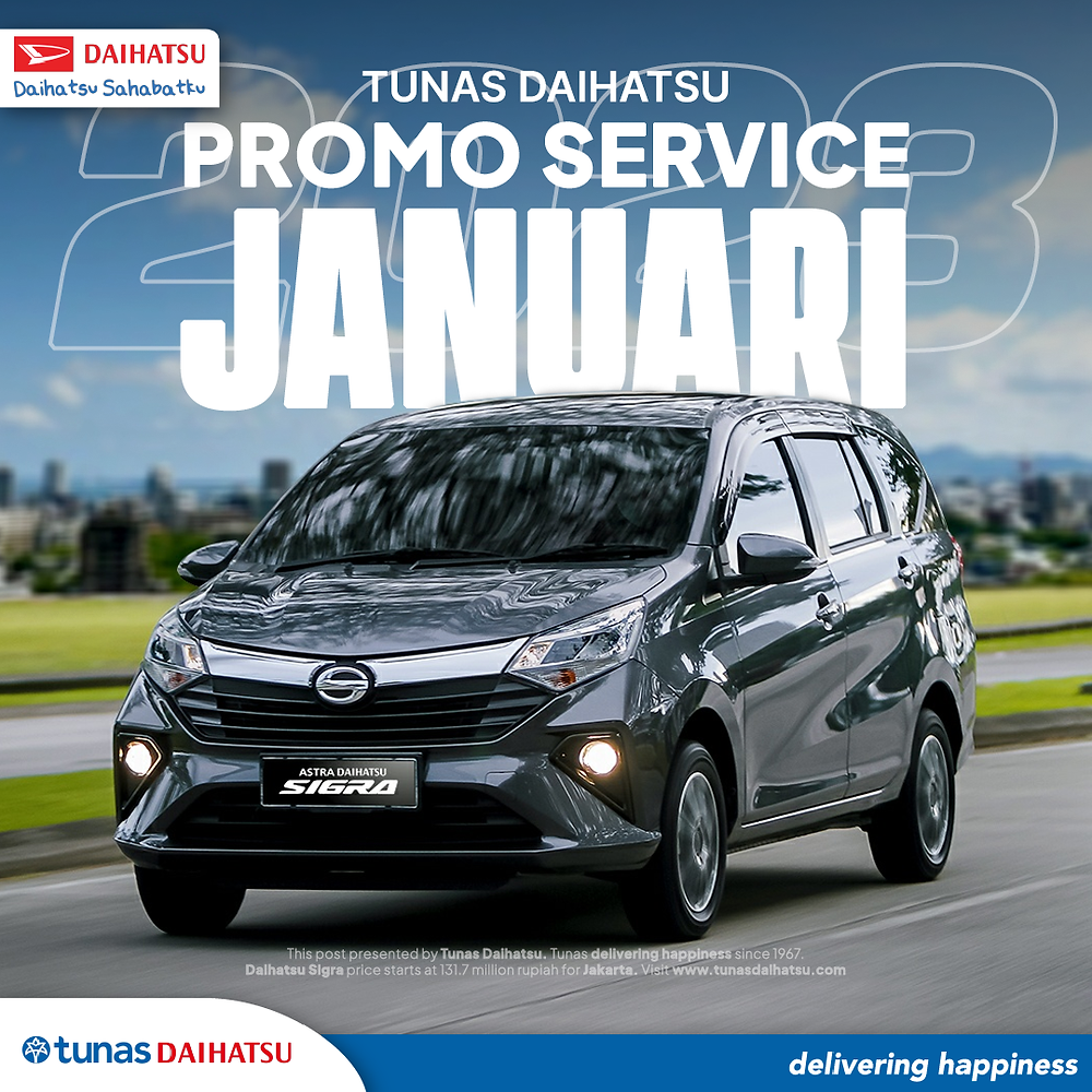 Ini Dia Promo Servis Berkala di Tunas Daihatsu Bulan Januari 2023!